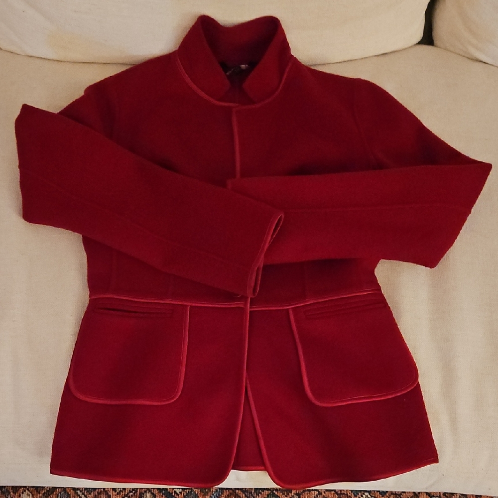 Talbots petite Elegant wool Red  Jacket